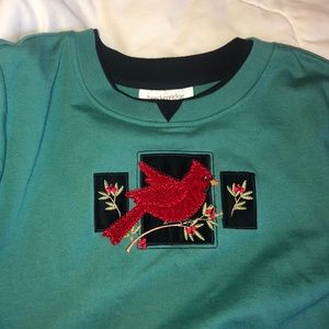 Green Christmas Crewneck Sweater
